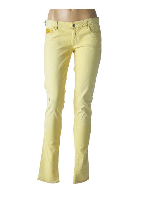 Jeans skinny jaune GUESS pour femme