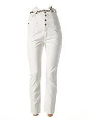 Pantalon 7/8 blanc MISS SIXTY pour femme seconde vue