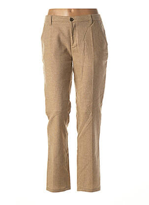 Pantalon marron REIKO pour femme