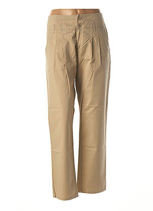 Pantalon droit beige 2 TWO pour femme