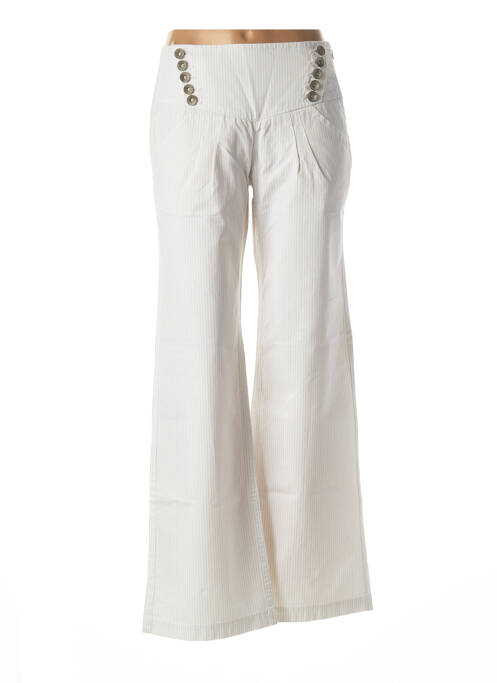 Pantalon large blanc FREEMAN T.PORTER pour femme