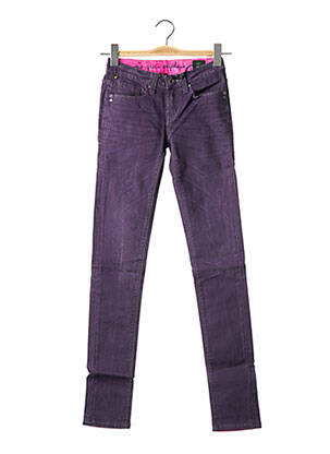 Jeans coupe slim violet ONE GREEN ELEPHANT pour femme