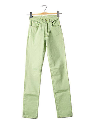 Pantalon slim vert CASAGRANDE pour femme
