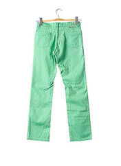 Pantalon slim vert LITTLE MARCEL pour fille seconde vue