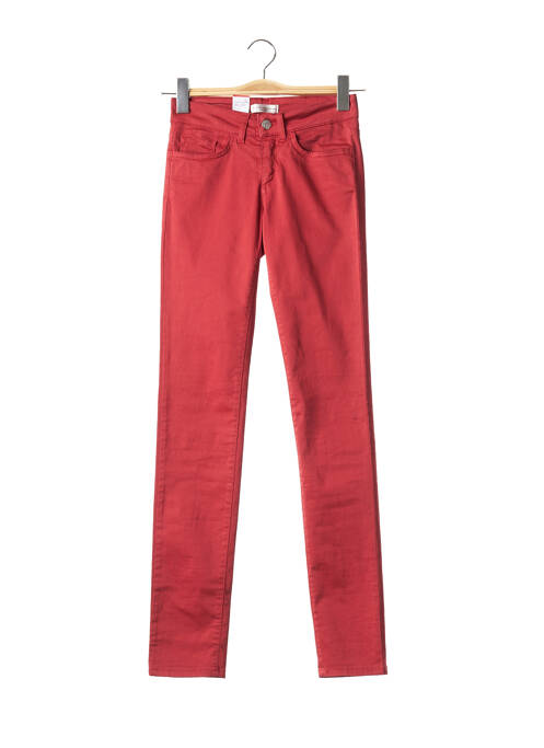 Pantalon slim rouge WHITE LAB CULTURE pour femme