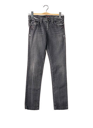 Pantalon slim taille normale gris GUESS JEANS fille