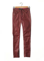 Pantalon slim rouge CIMARRON pour fille seconde vue