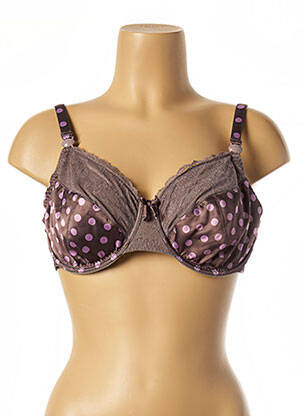 Lingerie maternité avec armature violet CACHE COEUR femme
