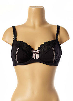 Lingerie maternité avec armature noir CACHE COEUR femme