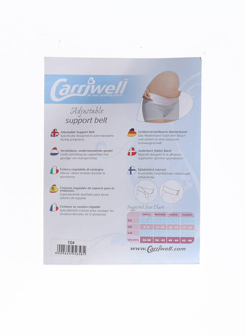 Ceinture blanc CARRIWELL pour femme