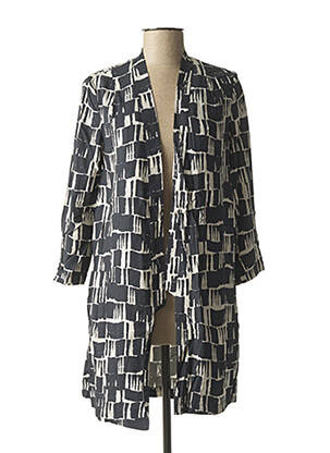Veste chic col v bleu SISLEY femme