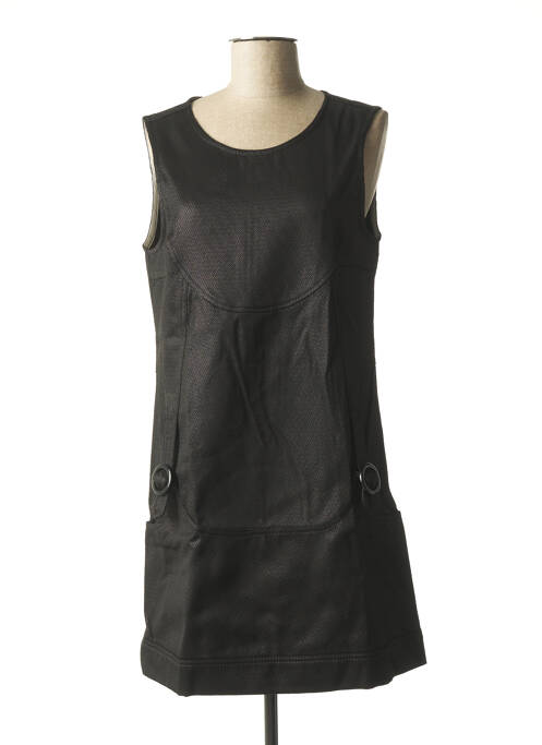 Robe courte sans manche sans manche noir SISLEY femme
