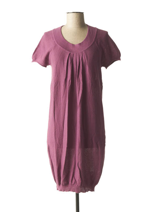 Robe pull violet SISLEY pour femme