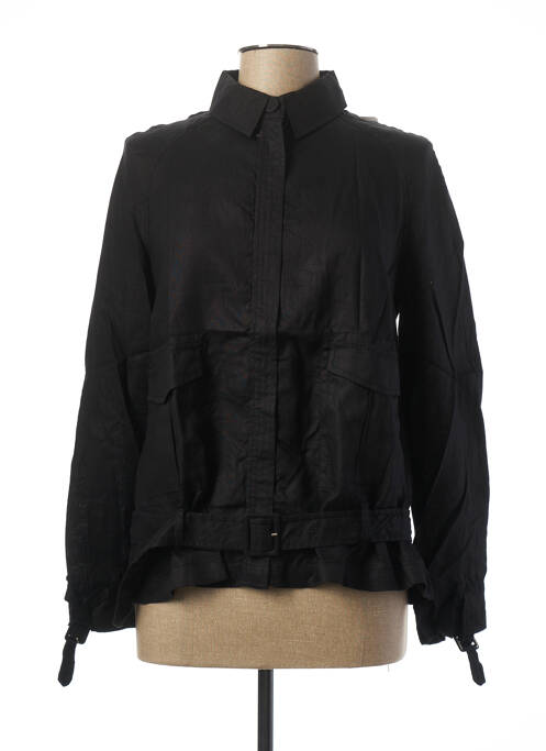 Veste casual noir SISLEY pour femme