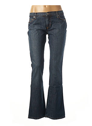 Jeans coupe droite bleu BENETTON femme