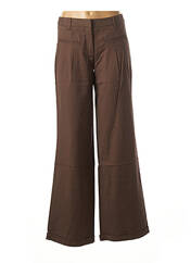 Pantalon marron SISLEY pour femme seconde vue