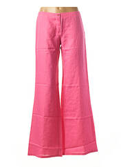Pantalon large rose BENETTON pour femme seconde vue