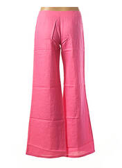 Pantalon large rose BENETTON pour femme seconde vue