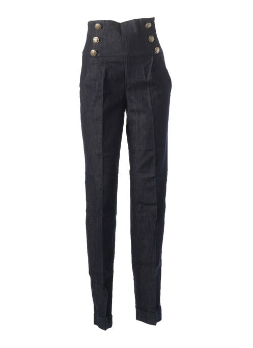 Pantalon droit bleu BENETTON femme
