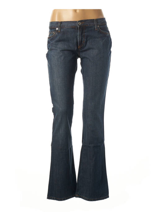 Jeans coupe droite bleu BENETTON femme