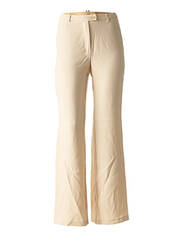 Pantalon droit beige BENETTON pour femme seconde vue