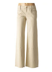Pantalon flare beige SISLEY pour femme seconde vue
