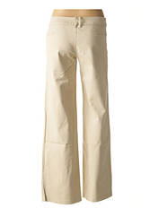 Pantalon flare beige SISLEY pour femme seconde vue