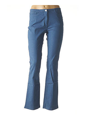 Pantalon flare bleu BENETTON pour femme