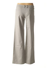 Pantalon large gris SISLEY pour femme seconde vue