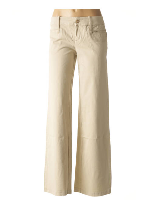 Pantalon flare beige SISLEY pour femme