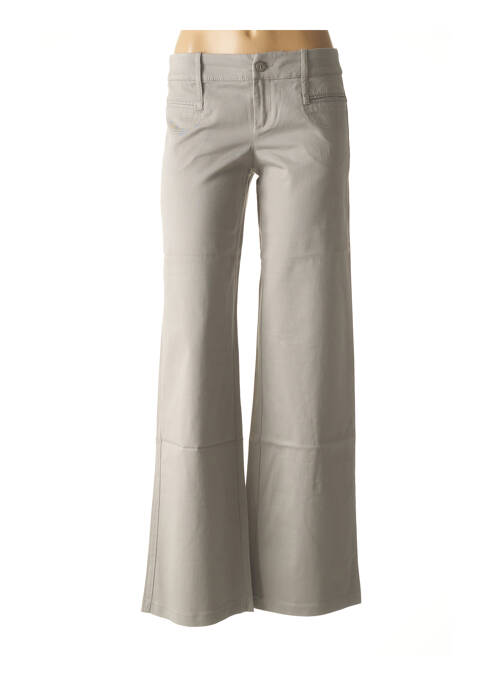 Pantalon large gris SISLEY pour femme