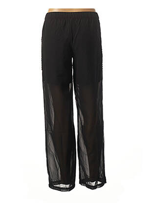 Pantalon droit tissage crêpe noir SISLEY femme