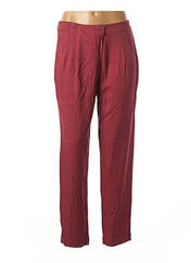 Pantalon droit rouge BENETTON pour femme seconde vue