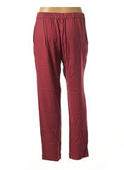 Pantalon droit rouge BENETTON pour femme seconde vue