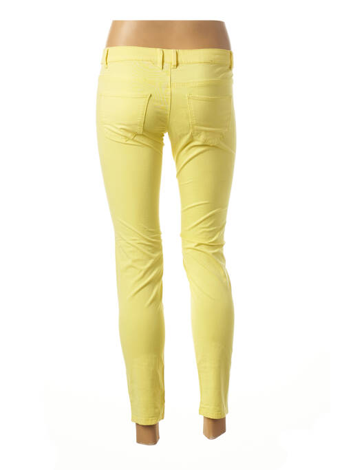 Pantalon 7/8 jaune BENETTON pour femme