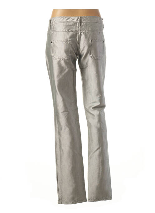 Pantalon droit gris SISLEY pour femme