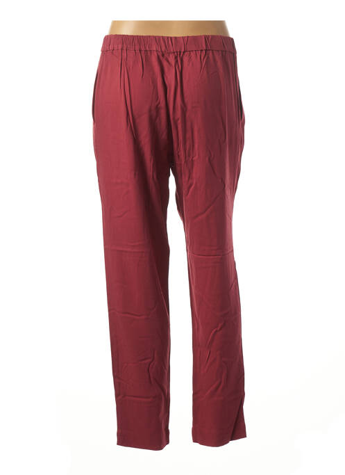 Pantalon droit rouge BENETTON pour femme