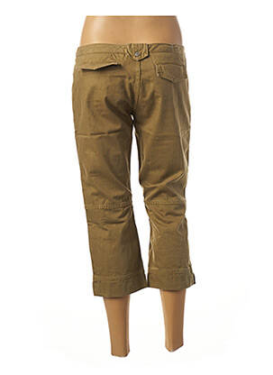 Pantacourt coupe droite taille basse vert SISLEY femme