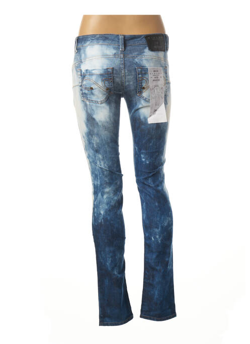 Jeans coupe slim bleu SISLEY femme