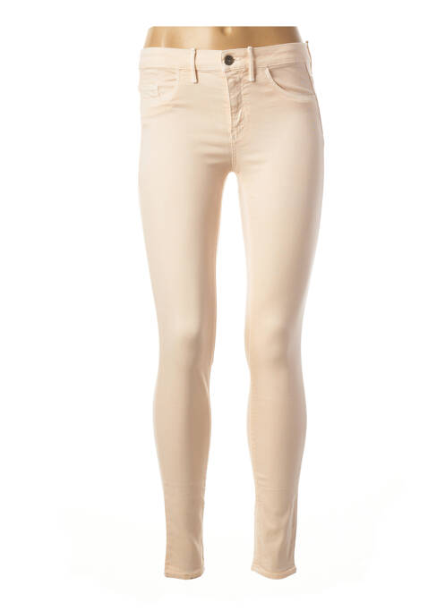 Pantalon slim rose BENETTON pour femme