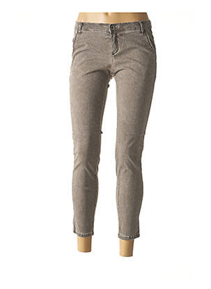 Jeans skinny gris SISLEY pour femme