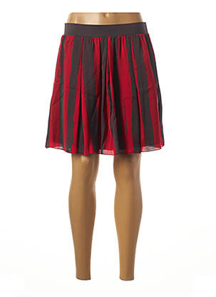 Jupe courte doublure rouge SISLEY femme