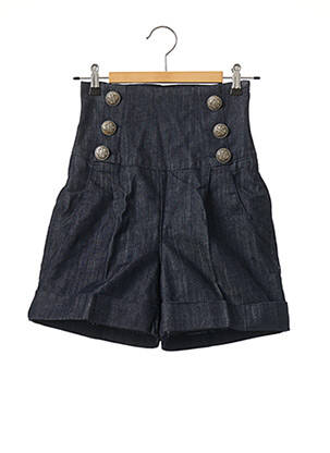 Short bleu BENETTON femme