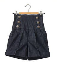 Short bleu BENETTON femme