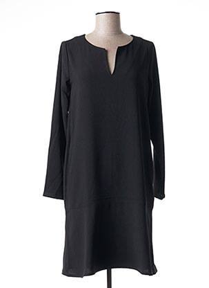 Robe courte manches longues manches longues noir HARTFORD femme