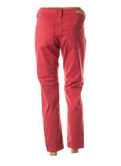 Pantalon 7/8 rouge DENIM STUDIO pour femme seconde vue