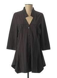 Chemisier manches 3/4 noir JC TRIGON femme