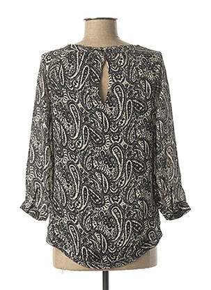 Blouse imprimé fantaisie manches 3/4 noir MUSE OF LOVE femme