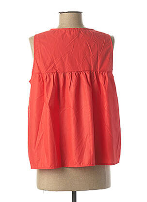 Top sans manche sans manche rouge SENES femme