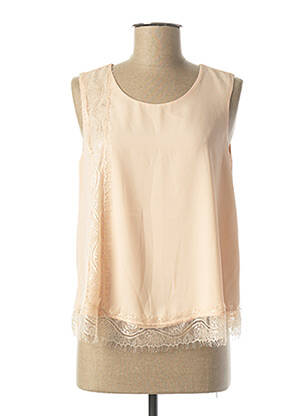 Top sans manche sans manche beige INFINITIF femme